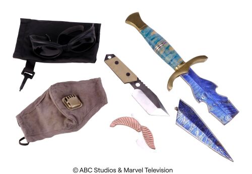 Lot #236: Set of Sarge, Snowflake, and Pax's Stunt Shrike-Hunting Accessories ### MARVEL'S AGENTS OF S.H.I.E.L.D. (2013-2020)
