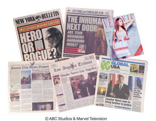 Lot #237: Set of Three Quake Newspapers and Three Additional Periodicals ### MARVEL'S AGENTS OF S.H.I.E.L.D. (2013-2020)