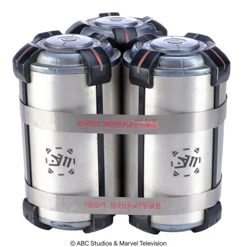 Lot #239: Set of Three Light-Up Kree Bombs ### MARVEL'S AGENTS OF S.H.I.E.L.D. (2013-2020)
