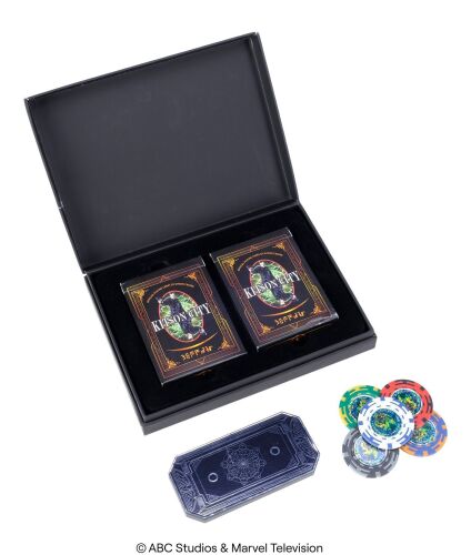 Lot #245: Kitson Casino Accessories and Season 6 Playing Cards Crew Gift ### MARVEL'S AGENTS OF S.H.I.E.L.D. (2013-2020)