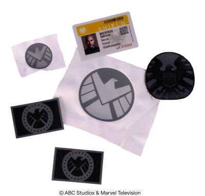 Lot #251: Alphonso "Mack" Mackenzie's "Director" S.H.I.E.L.D. ID with Five S.H.I.E.L.D. Patches ### MARVEL'S AGENTS OF S.H.I.E.L.D. (2013-2020)