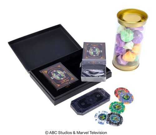 Lot #255: Toad's Jar of "Puffies" with Kitson Casino Accessories and Season 6 Playing Cards Crew Gift ### MARVEL'S AGENTS OF S.H.I.E.L.D. (2013-2020)