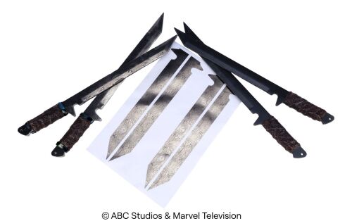 Lot #256: Izel's Separated Swords with Production-Made Sword Components ### MARVEL'S AGENTS OF S.H.I.E.L.D. (2013-2020)