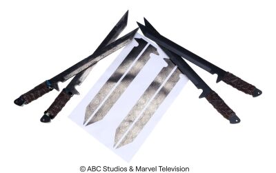 Lot #256: Izel's Separated Swords with Production-Made Sword Components ### MARVEL'S AGENTS OF S.H.I.E.L.D. (2013-2020)