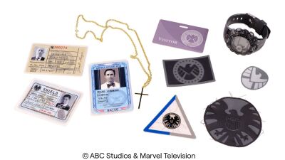 Lot #263: Elena "Yo-Yo" Rodriguez's Cross Necklace and Daniel Sousa's S.H.I.E.L.D. ID with Additional Ephemera ### MARVEL'S AGENTS OF S.H.I.E.L.D. (2013-2020)