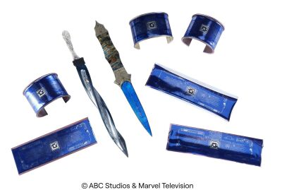 Lot #265: Sarge's Shrike Dagger with Deke Shaw's Case of Shrike Repeller Cuffs ### MARVEL'S AGENTS OF S.H.I.E.L.D. (2013-2020)