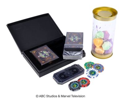 Lot #277: Toad's Jar of "Puffies" with Kitson Casino Accessories and Season 6 Playing Cards Crew Gift ### MARVEL'S AGENTS OF S.H.I.E.L.D. (2013-2020)