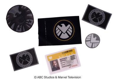 Lot #280: Alphonso "Mack" Mackenzie's "Director" S.H.I.E.L.D. ID with Five S.H.I.E.L.D. Patches ### MARVEL'S AGENTS OF S.H.I.E.L.D. (2013-2020)