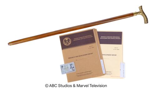 Lot #283: Daniel Sousa's Cane and S.H.I.E.L.D. ID with Two S.H.I.E.L.D. File Folders ### MARVEL'S AGENTS OF S.H.I.E.L.D. (2013-2020)