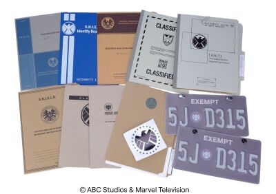 Lot #287: Set of Eight S.H.I.E.L.D. File Folders and Two License Plates with HYDRA File Folder ### MARVEL'S AGENTS OF S.H.I.E.L.D. (2013-2020)