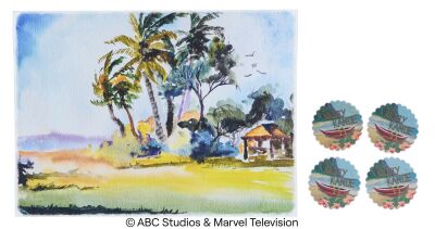 Lot #293: Set of Four Krazy Kanoe Coasters with Printed Tropical Artwork ### MARVEL'S AGENTS OF S.H.I.E.L.D. (2013-2020)