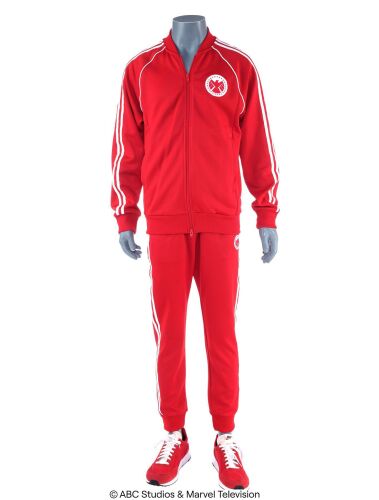 Lot #296: Deke Shaw's "A Trout in the Milk" S.H.I.E.L.D. Tracksuit ### MARVEL'S AGENTS OF S.H.I.E.L.D. (2013-2020)