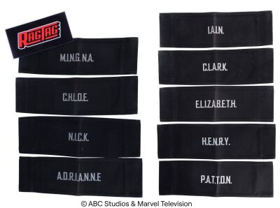 Lot #308: Set of Nine Key Cast Chairbacks with "Ragtag" Production Placard ### MARVEL'S AGENTS OF S.H.I.E.L.D. (2013-2020)