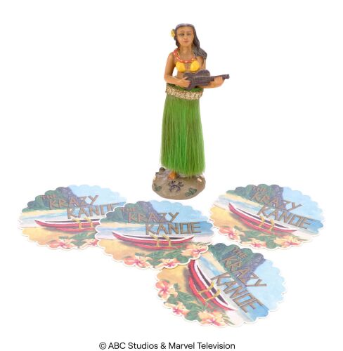 Lot #34: Daisy Johnson's Dancing Hula Girl Statue with Four Krazy Kanoe Coasters ### MARVEL'S AGENTS OF S.H.I.E.L.D. (2013-2020)