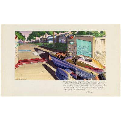 38. John Bell Collection: Hand-drawn John Bell Lyon Estates Concept Artwork ### BACK TO THE FUTURE PART II (1989)