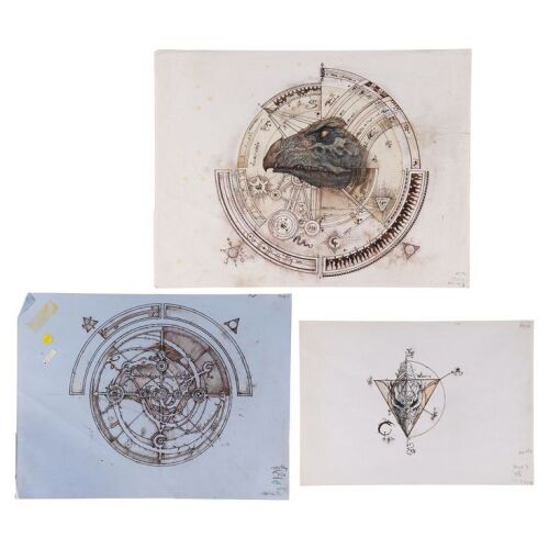 110. Hand-Drawn and Hand-Painted Brian Froud Rejuvenation Chart of the Skeksis and Head of skekAyuk ### THE DARK CRYSTAL (1982)