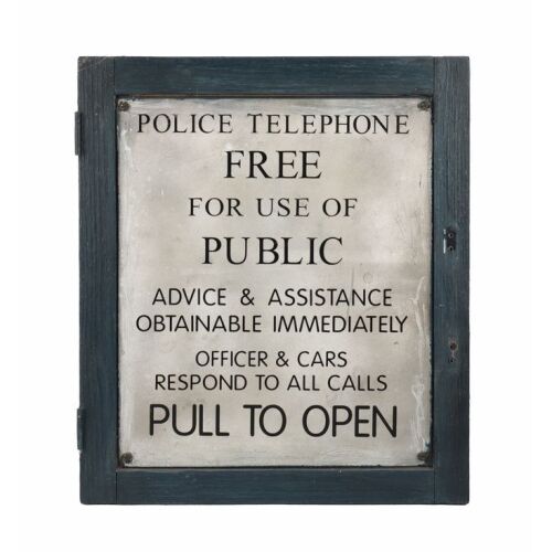114. Screen-matched TARDIS Door Sign ### DOCTOR WHO (T.V. SERIES, 2005-2022)