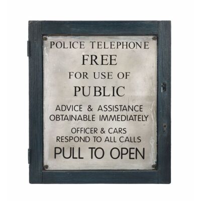 114. Screen-matched TARDIS Door Sign ### DOCTOR WHO (T.V. SERIES, 2005-2022)