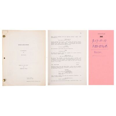 123. The Alan Rickman Archive: Bound Audition Script and Handwritten Note ### DIE HARD (1988)