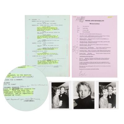 132. The Alan Rickman Archive: Hand-Annotated Shooting Script, Handwritten Notes, and Production Ephemera ### SENSE AND SENSIBILITY (1995)