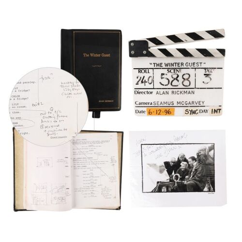 134. The Alan Rickman Archive: Bound Personal Hand-Annotated Shooting Script, Clapperboard and Ephemera ### THE WINTER GUEST (1997)