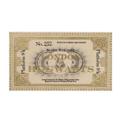 191. Harry Potter's (Daniel Radcliffe) Hero Platform 9 3/4 Train Ticket ### HARRY POTTER AND THE PHILOSOPHER'S STONE (2001)