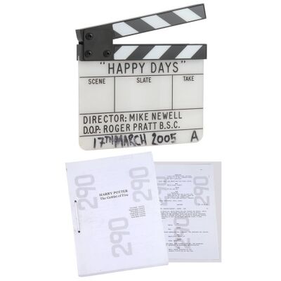 205. Working Title Clapperboard and Bound Script ### HARRY POTTER AND THE GOBLET OF FIRE (2005)