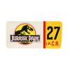 255. Dean Cundey-Autographed Park Jeep License Plate ### JURASSIC PARK (1993)