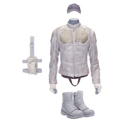 299. Jack's (Tom Cruise) Poster-Matched Leather Technician's Jacket with Shirt and Replica Costume Components ### OBLIVION (2013)