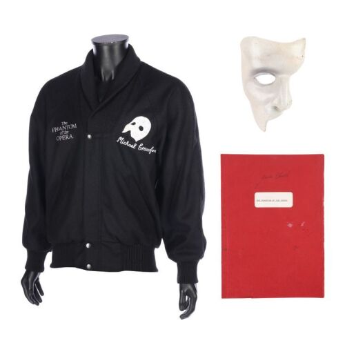 306. Michael Crawford Stage-Used Phantom Mask, Michael Crawford Crew Jacket and Justin Church Bound Script ### PHANTOM OF THE OPERA STAGE PRODUCTION