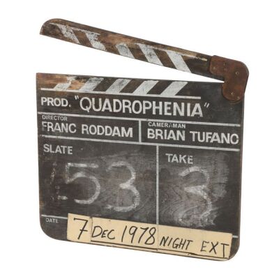 311. Clapperboard ### QUADROPHENIA (1979)