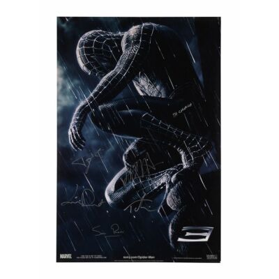 326. Tobey Maguire, Kirsten Dunst, Sam Raimi and Cast-Autographed Poster ### SPIDER-MAN 3 (2007)