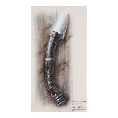 341. Phil Shearer Collection: Hand-Drawn Count Dooku Lightsaber Production Concept Artwork ### STAR WARS: ATTACK OF THE CLONES (2002)