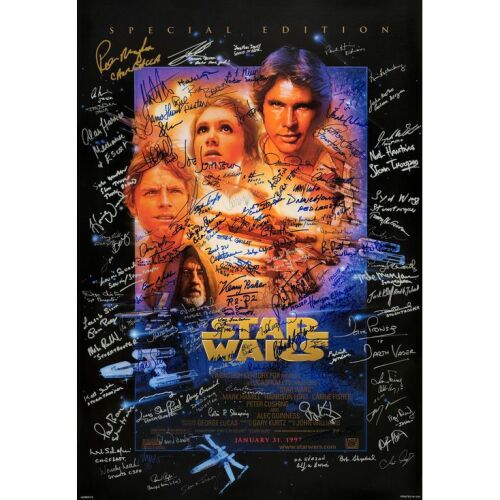 345. Grad Collection: Cast- and Crew-Autographed Poster ### STAR WARS: A NEW HOPE - SPECIAL EDITION (1997)