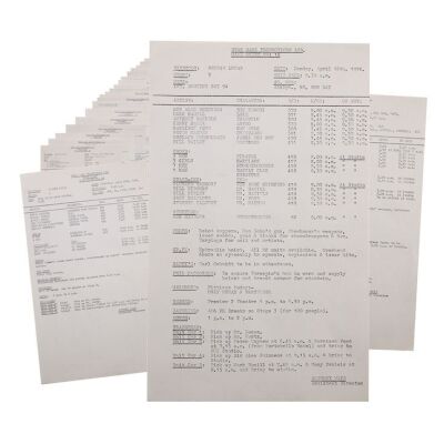 346. Set of 22 Call Sheets ### STAR WARS: A NEW HOPE (1977)