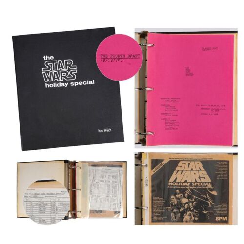 347. Ken Welch's Bound Personal Production Bible with Screenplay ### THE STAR WARS HOLIDAY SPECIAL (1978)