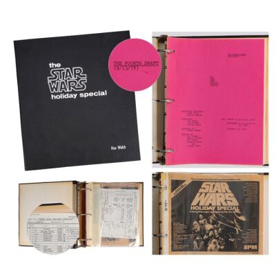 347. Ken Welch's Bound Personal Production Bible with Screenplay ### THE STAR WARS HOLIDAY SPECIAL (1978)