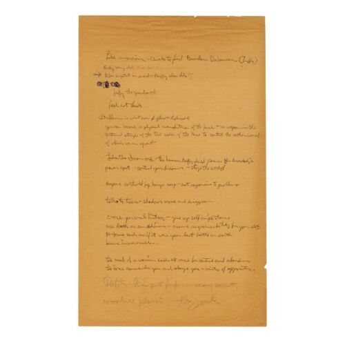 357. Handwritten George Lucas Early Luke Story Notes ### STAR WARS: THE EMPIRE STRIKES BACK (1980)