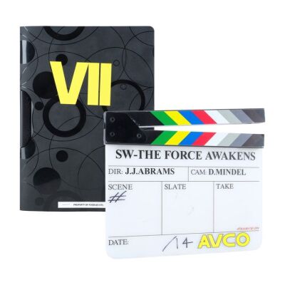 370. Clapperboard and Production Manual with Handwritten Character List ### STAR WARS: THE FORCE AWAKENS (2015)