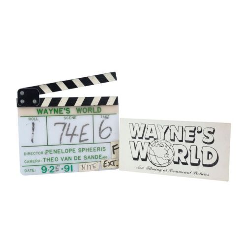 417. Clapperboard and Parking Pass ### WAYNE'S WORLD (1992)