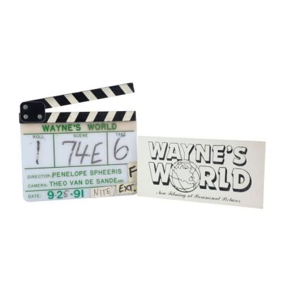 417. Clapperboard and Parking Pass ### WAYNE'S WORLD (1992)