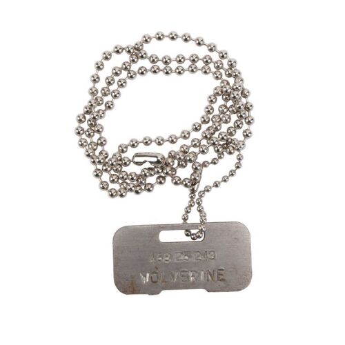 424. Wolverine's (Hugh Jackman) Dog Tag ### X-MEN (2000)