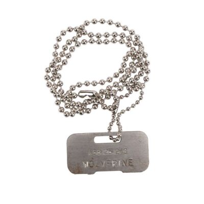 424. Wolverine's (Hugh Jackman) Dog Tag ### X-MEN (2000)