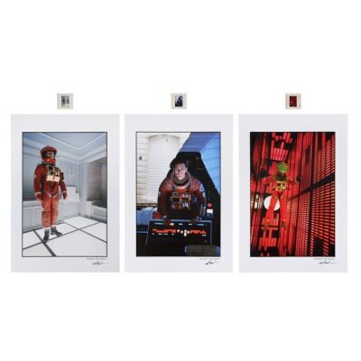 429. Keith Hamshere Collection: Set of Three Previously Unpublished Behind-the-scenes Prints with Matching Slides ### 2001: A SPACE ODYSSEY (1968)