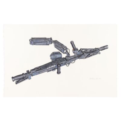 443. John R. Mullaney Collection: Hand-Illustrated and Painted "Smartgun" Artwork by John R. Mullaney, 2014 ### ALIENS (1986)