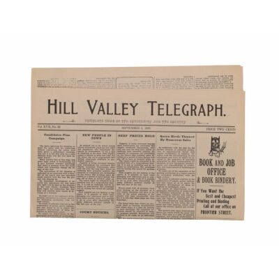 460. 1885 Hill Valley Telegraph Newspaper ### BACK TO THE FUTURE PART III (1990)
