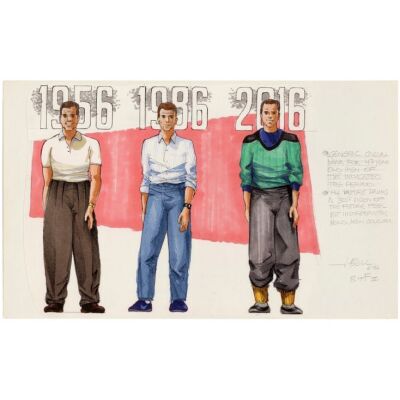 469. John Bell Collection: Hand-drawn John Bell Hill Valley Costumes Across Time Concept Sketches ### BACK TO THE FUTURE PART II (1989)