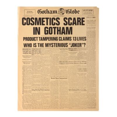 475. Cosmetics Scare in Gotham Newspaper ### BATMAN (1989)