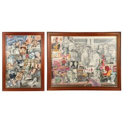 538. Peter Rogers Collection: Pair of Hand-painted Keith Turley Commissioned Artworks Which Hung in Peter Rogers' Office ### CARRY ON (VARIOUS PRODUCTIONS) (1958-1992)