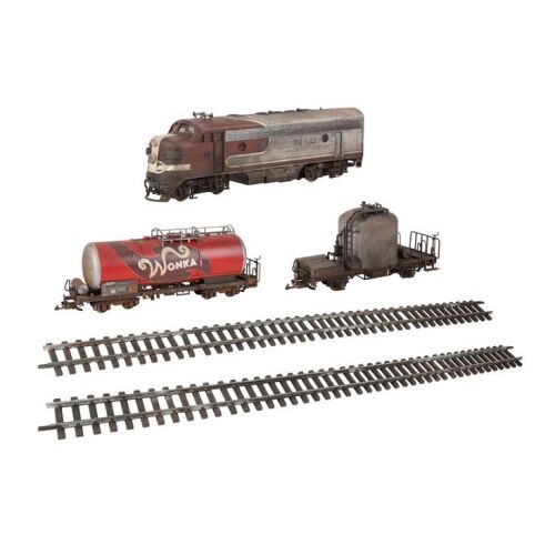 549. G-Scale Locomotive, Track and Tanker Carriages Model Miniatures With Factory Concept Print ### CHARLIE AND THE CHOCOLATE FACTORY (2005)